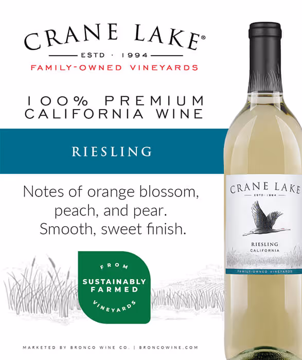 Crane Lake Riesling Shelf Talkers preview