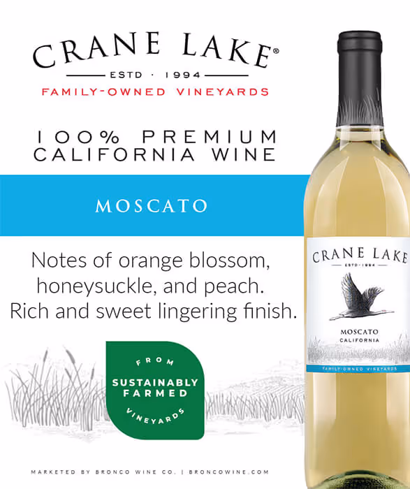 Crane Lake Moscato Shelf Talkers preview