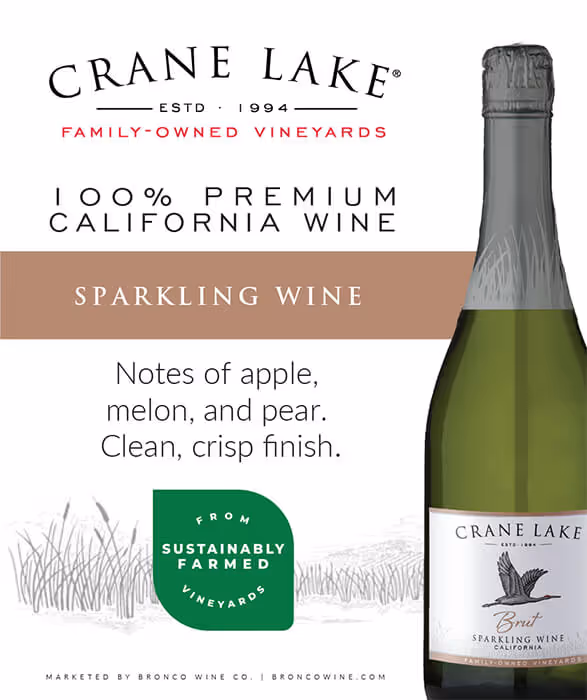 Crane Lake Brut Shelf Talkers preview
