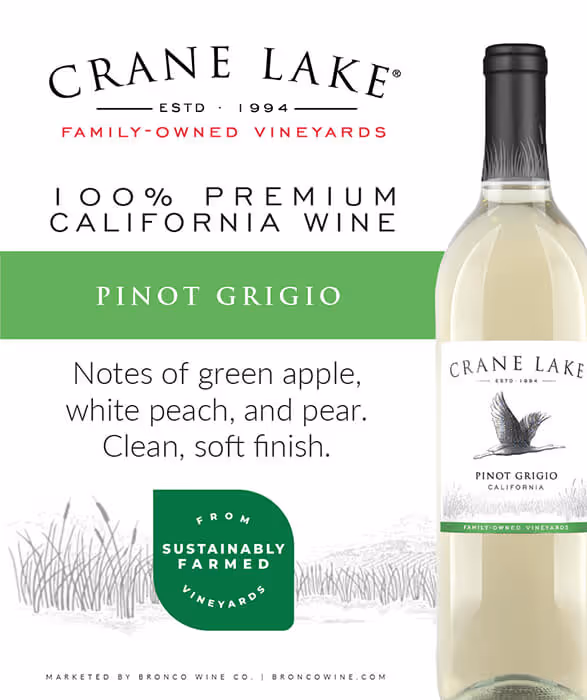 Crane Lake Pinot Grigio Shelf Talkers preview