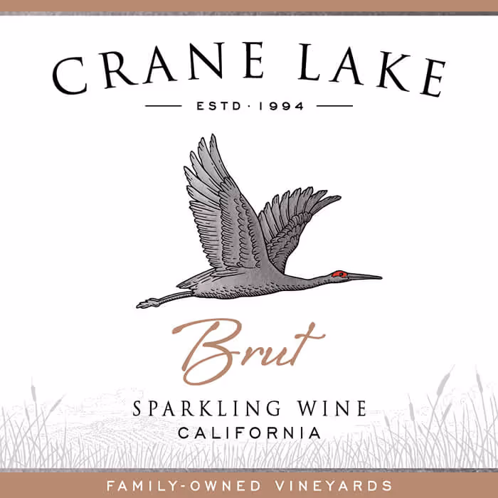 Crane Lake Brut Labels preview