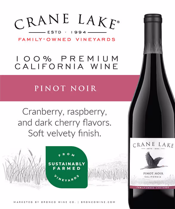 Crane Lake Pinot Noir Shelf Talkers preview