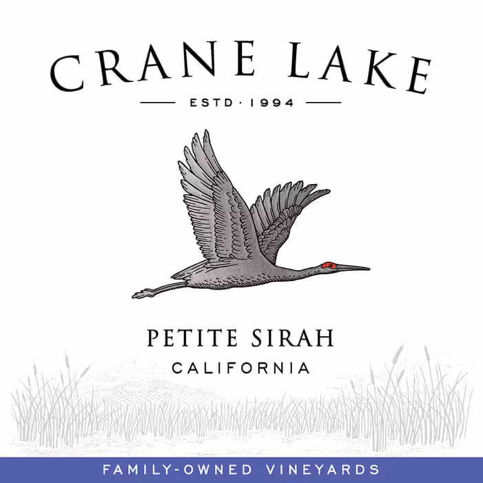 Crane Lake Petite Sirah Labels preview