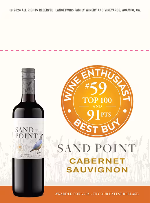 Sand Point Cabernet Sauvignon Shelf Talkers preview