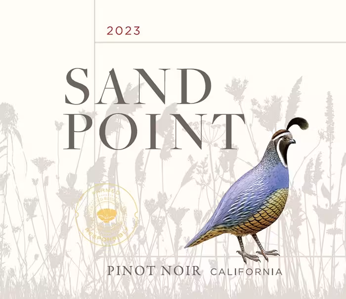 Sand Point Pinot Noir Label preview