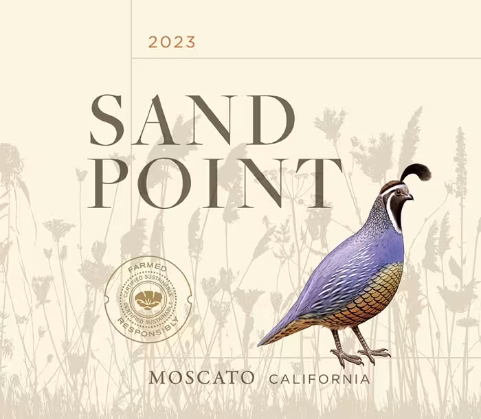 Sand Point Moscato Label preview