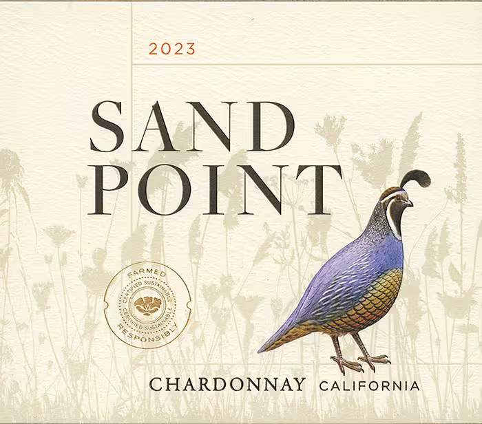 Sand Point Chardonnay Label preview