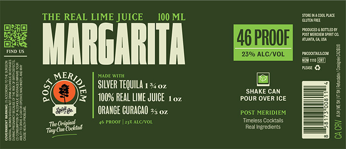 Post Meridiem Margarita Label preview