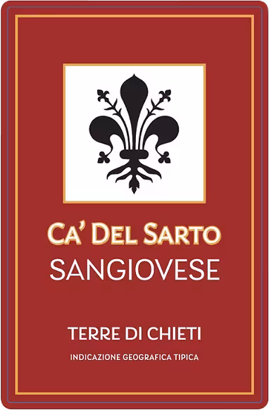 Ca' del Sarto Sangiovese Labels preview