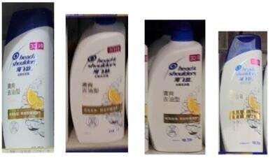 Clean catalog product image versus real shelf photo showing why AI product recognition needs domain training data