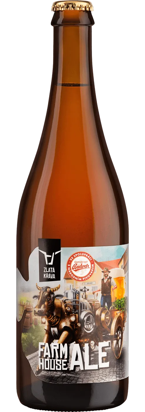 Lahev limitované edice piva FARMHOUSE ALE