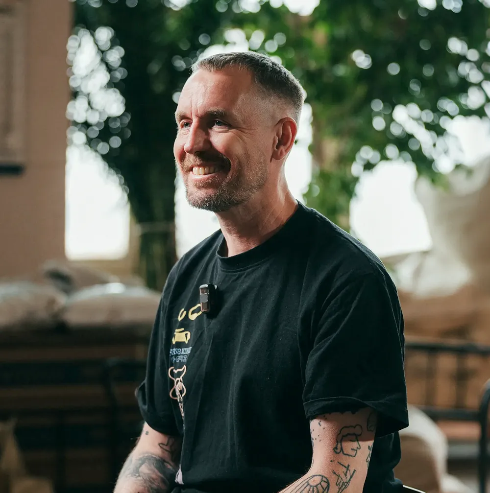 Portrét zakladatele pivovaru Mikkeller (Mikkel Bjergsø)