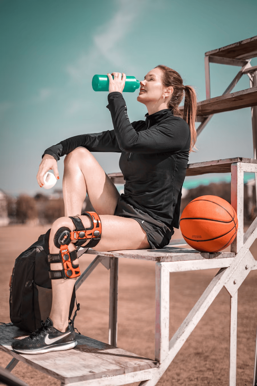 NSAR wird zur Heilung einer Sportverletzung eingenommen.