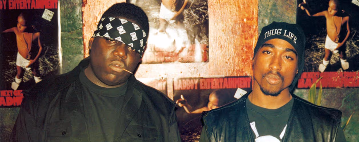 photograph of 2pac and biggie