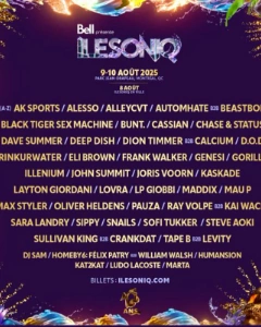 IleSoniq 2025 lineup poster.