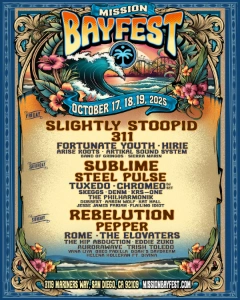 Bayfest 2025 lineup poster.