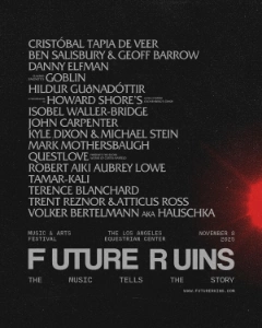 Future Ruins 2025 lineup poster.