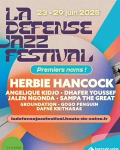 La Defense Jazz Festival 2025 lineup poster.