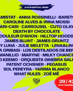 Lakelive 2025 lineup poster.