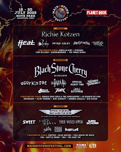 Maid of Stone Festival 2025 lineup poster.