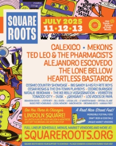 Square Roots Festival 2025 lineup poster.