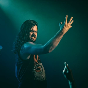 Warbringer live in concert.