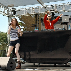 Snow Strippers live in concert.