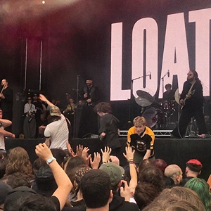 Loathe live in concert.
