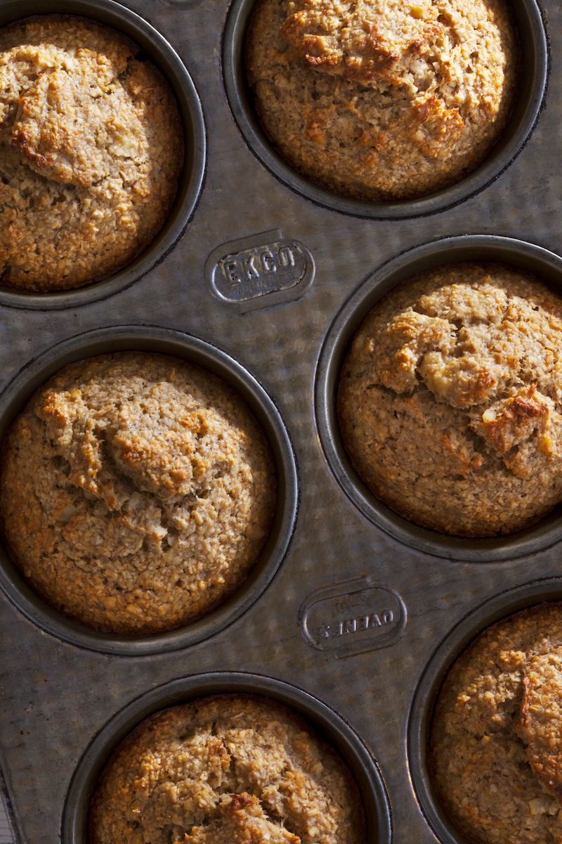 TasteOverTime- Recipes- Banana Nut Oat Bran Muffins