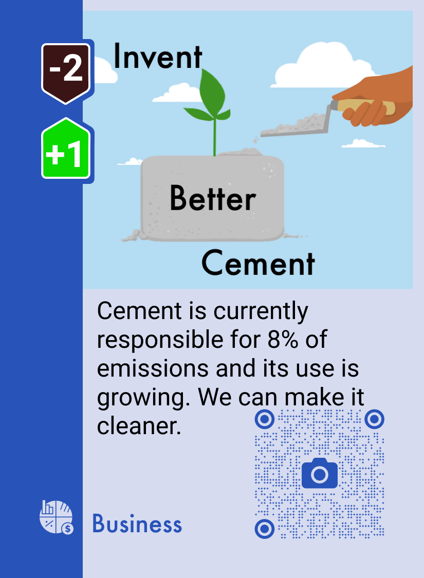 Invent Better Cement