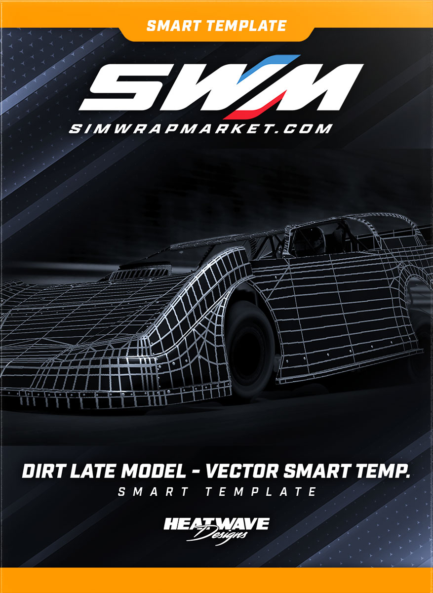 Dirt Late Model - Vector Smart Template