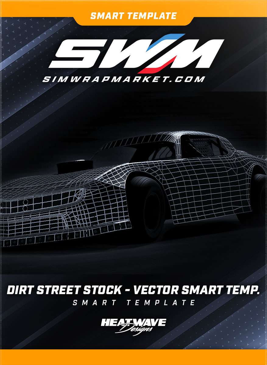 Dirt Street Stock - Vector Smart Template