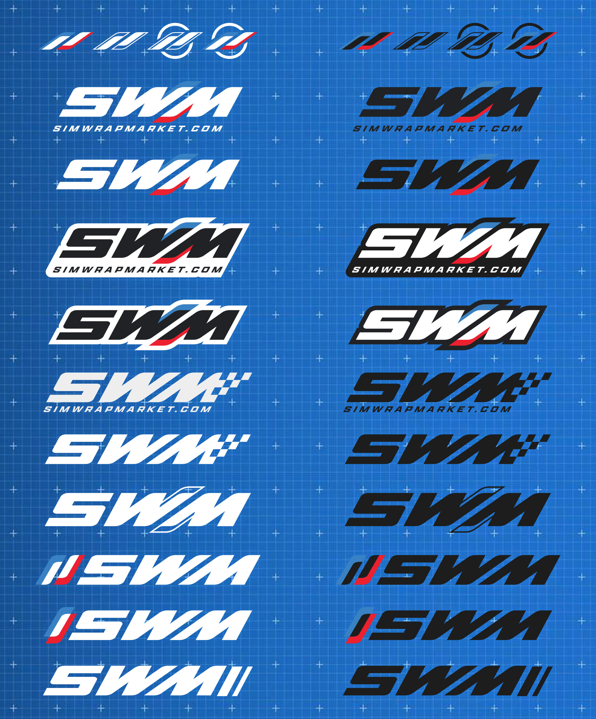 Sim Wrap Market Brand Kit