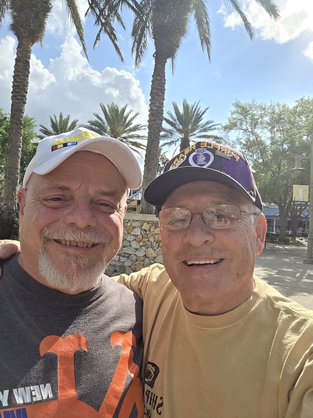 Retirees Past Treasurer Carl Morreale and Sergeant Martin Petretti