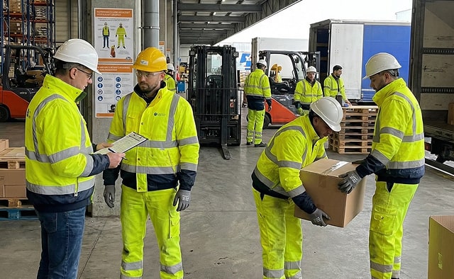 Ouvriers de chantier