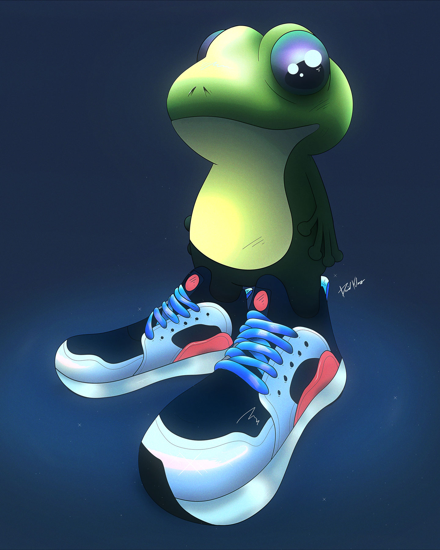 Frog in Shoes