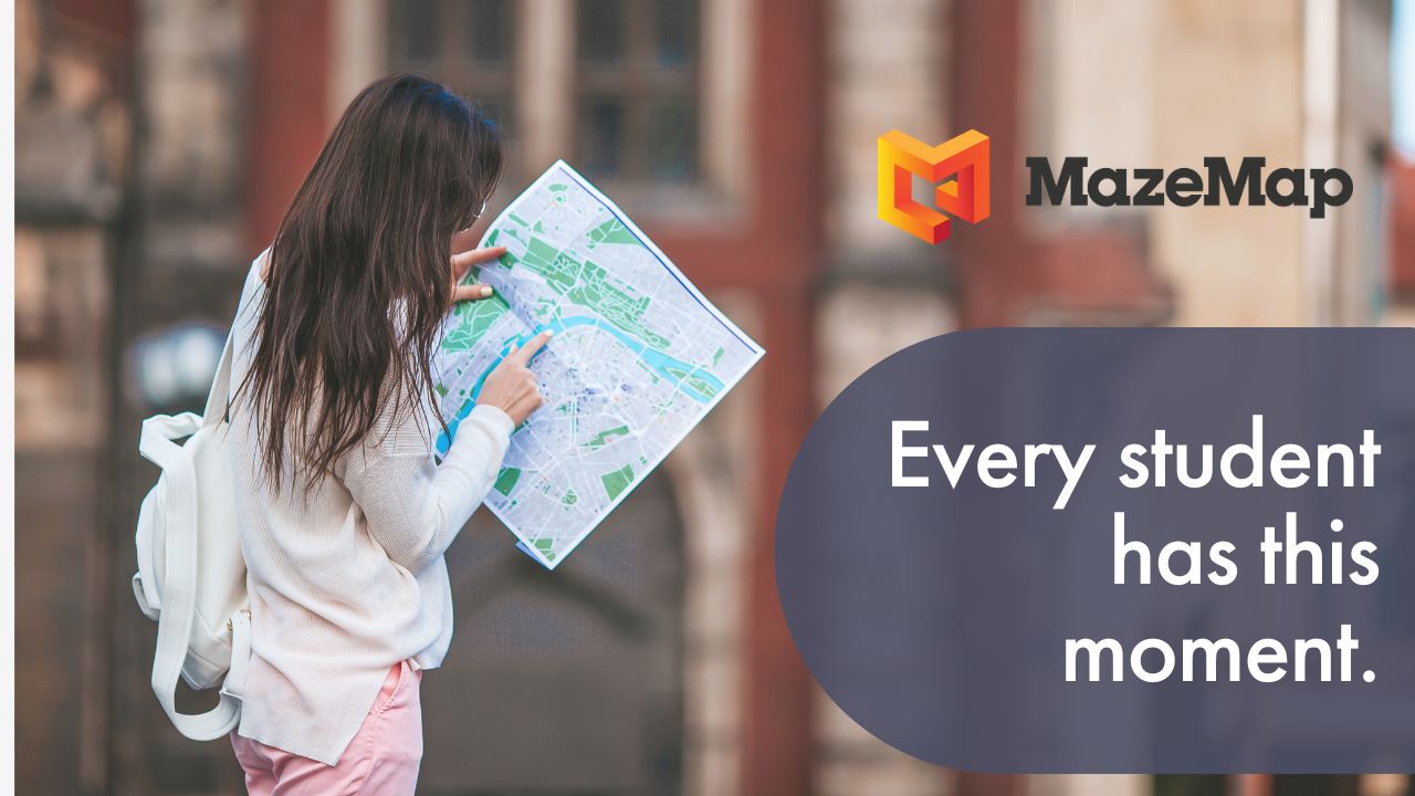 A blurry image of a busy office, with employees walking around the open office landscape