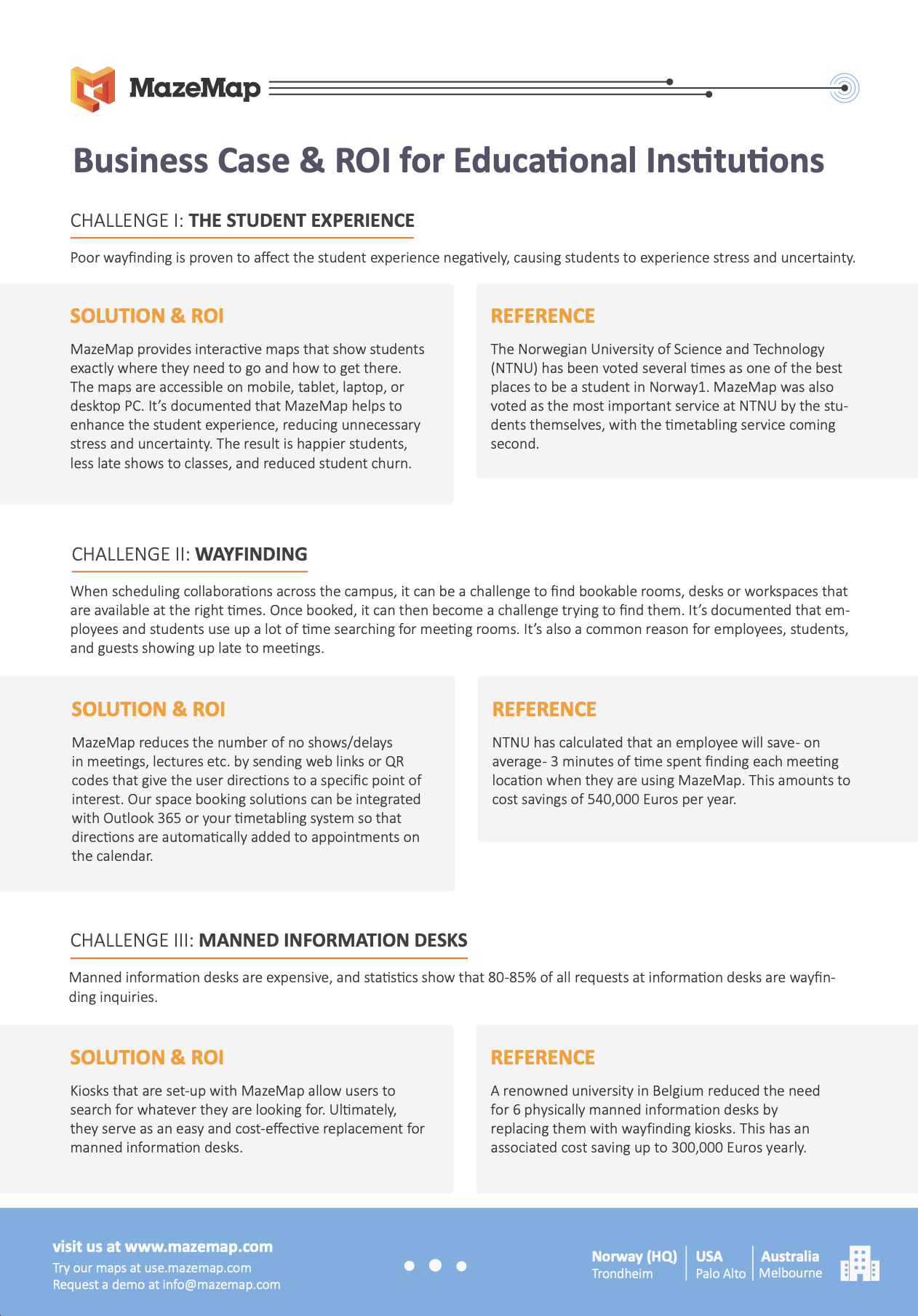 A preview of the Case Study flyer