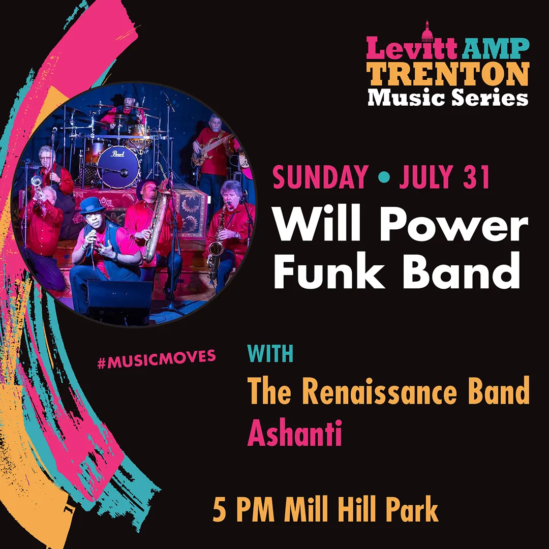 Levitt AMP Trenton Music Series: Will Power Funk Bank