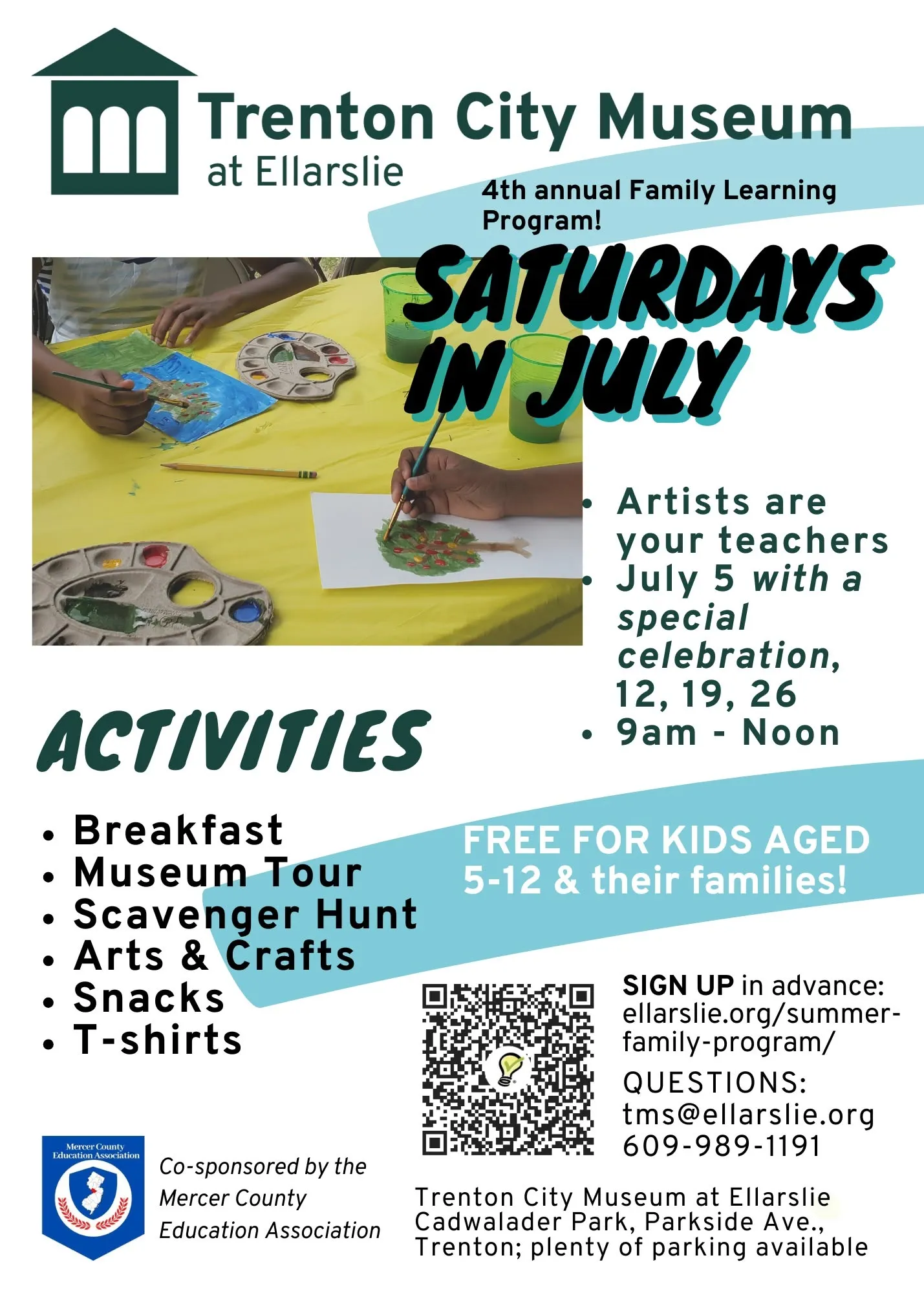 Saturdays in July at the Ellarslie