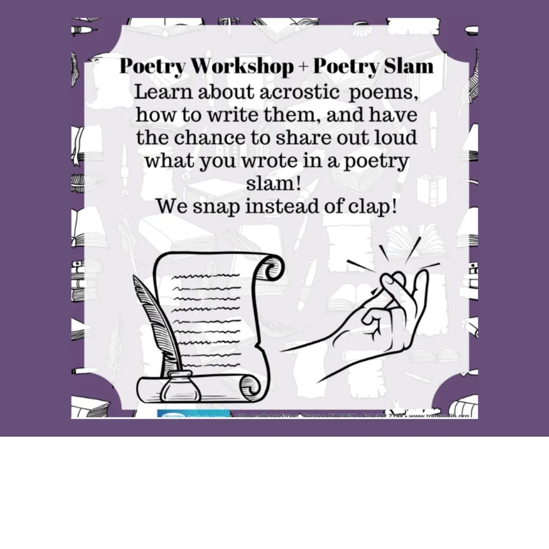 Poetry Workshop + Poetry Slam