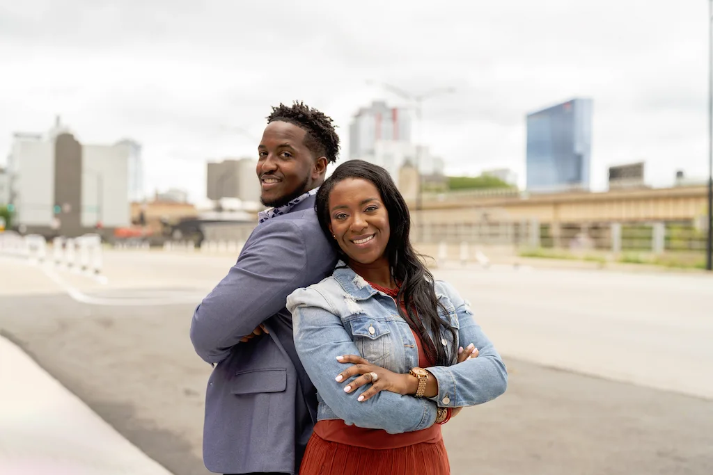 Posed shot of business owners featured in U.S. Bank's Small Business, Big Ambition ad campaign.