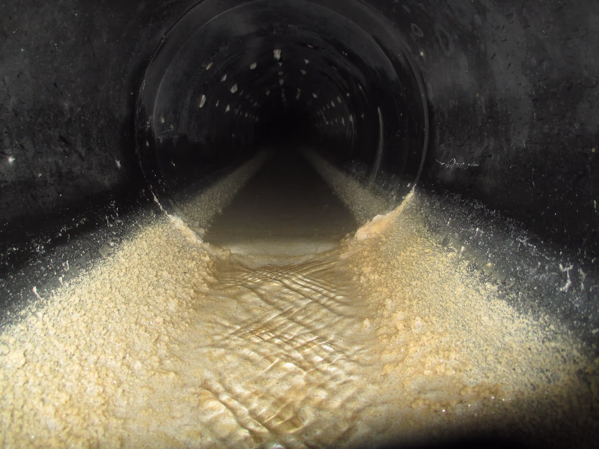 Probleme mit Kalk in Tunnel
