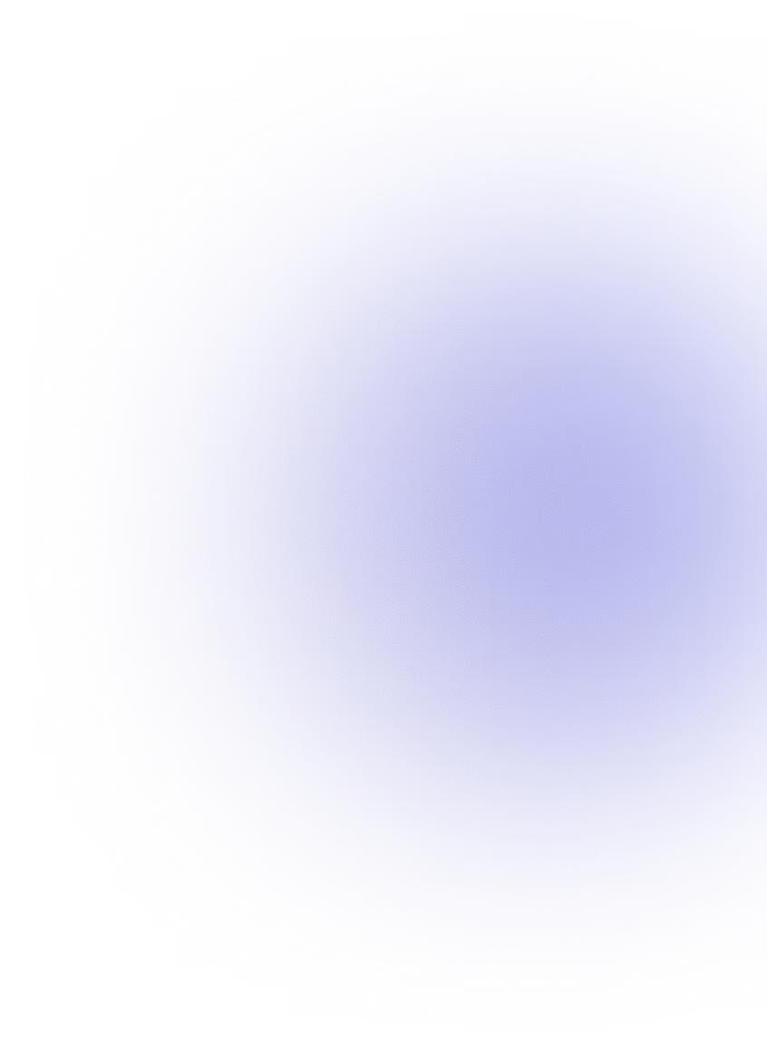 Blurred circular purple gradient with soft edges fading outward.