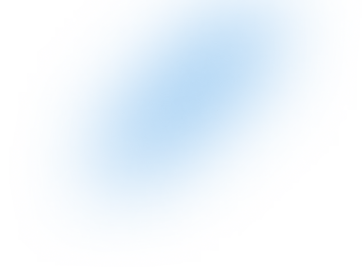 Blurred purple and blue circular gradient on a dark background.