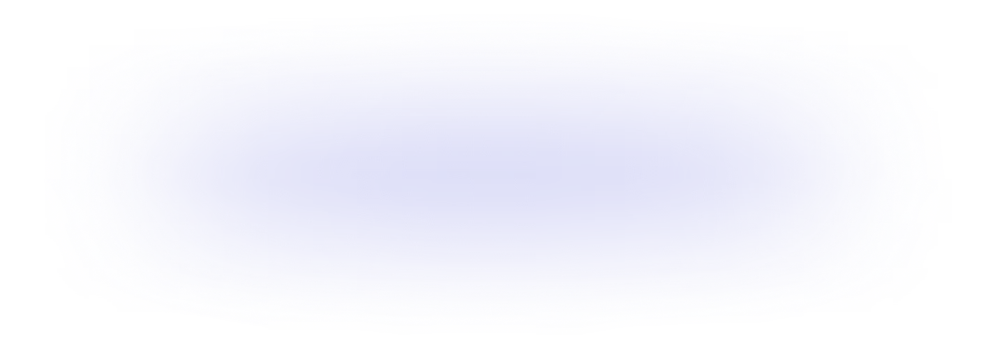 Abstract blue circular shape with a glowing blurred edge on a black background.