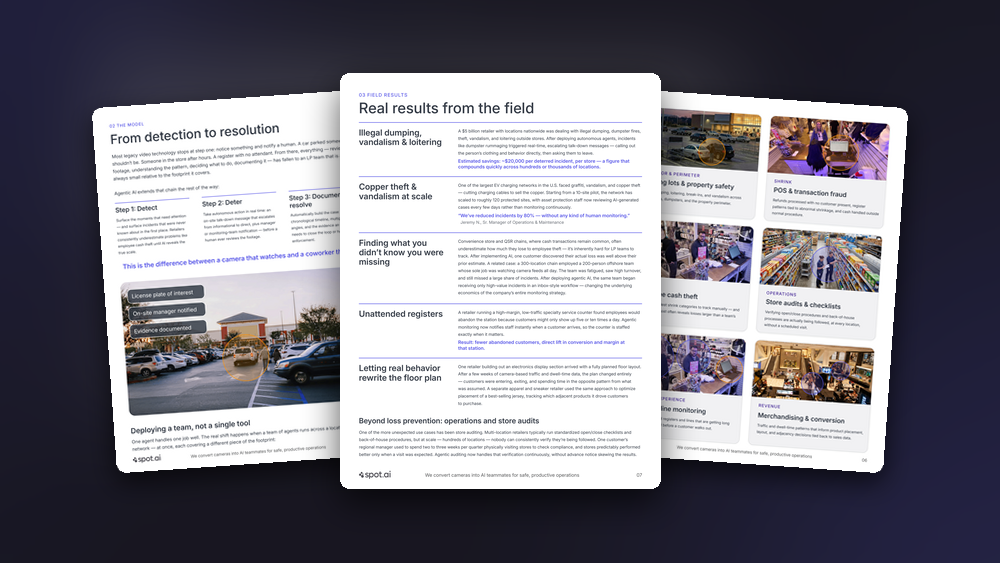 Inside the report: the detect, deter and document model, the six retail agents and results from the field