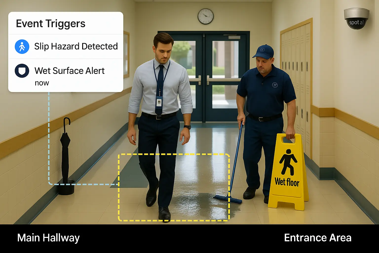 Reducing Slips, Trips, and Falls in Schools: How AI Video Analytics Transforms Safety