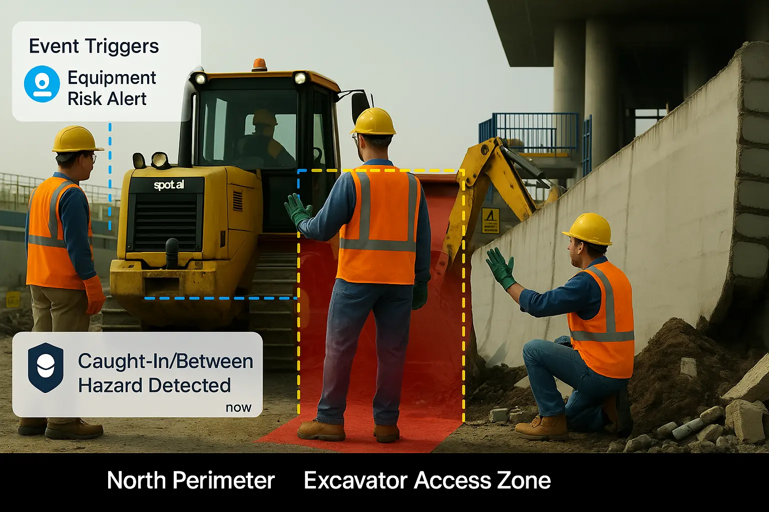 Cutting Down Caught-In/Between Accidents in Construction: How Video Intelligence Drives Proactive Prevention