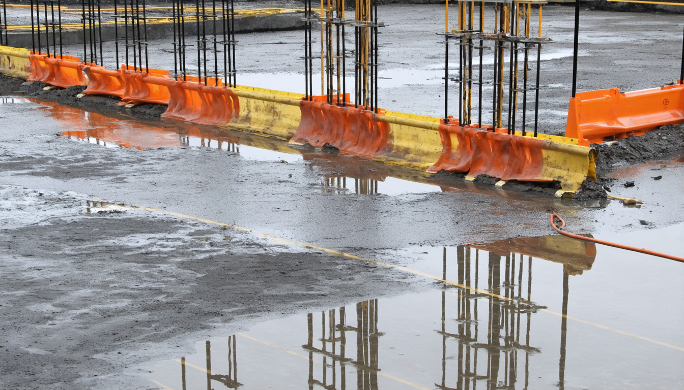 Wet Conditions on Job Sites